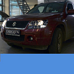 Замена линз на Би-галоген Hella 3R-H7 | Suzuki Grand Vitara