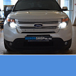Замена линз на би-ксеноновые HELLA 3R  Ford Explorer