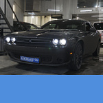 Dodge Challenger 2019 - Замена линз на Би-ксеноновые Hella 3