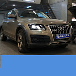 Audi Q5 | Замена линз на Би-ксеноновые Hella 3