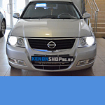 Установка би-ксеноновых линз на Almera Classic
