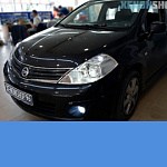 Nissan Tiida C11 2010-2014 Рестайлинг 2013 Установка Би-ксеноновых линз KOITO Q5