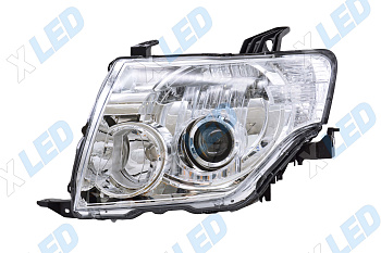 Фара Mitsubishi Pajero (2007-2010) ксенон, с электрокорректором (левая)