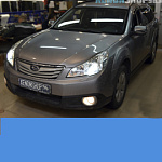 Установка/Замена на Би-ксеноновые линзы Hella 3/Subaru Outback 2010 год
