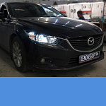 Замена линз на  би-ксеноновые  HELLA 3 Mazda 6