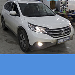 Утановка  Би-ксеноновых линз Hella 3/Honda CR-V 2014 г
