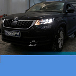 Установка Би-ксеноновых линз Hella 3 | Skoda Kodiaq 2018 год