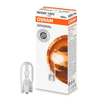 Галогенная лампа W5W Osram Original 12V 2825