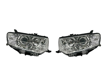 Комплект фар Mitsubishi Pajero Sport (2008-2016) с bi-led линзами ХV6 X-LED