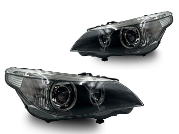 Комплект фар BMW 5 E60 (2003-2009) с bi-led линзами ХV3 Pro X-LED