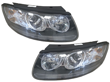 Комплект фар Hyundai Santa Fe 2 (2005-2012) с bi-led линзами Х6 X-LED