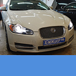 Замена линз на би-ксеноновые линзы Hella 3 на Jaguar XF