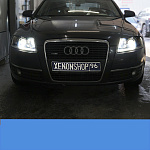 Замена линз на Би-ксеноновые Hella 3 | Audi A6 2007 год