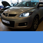 Mazda CX7 Замена на Би-ксеноновые линзы Hella 3
