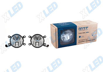 Фары противотуманные светодиодные MTF Light Универсальные 24В, 5500К, 10Вт, FL25W