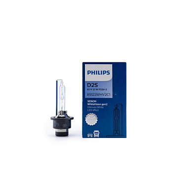 Ксеноновая лампа D2S Philips White Vision 85122WHV2C1 (5000К)