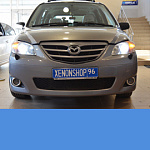 Замена линз на би-ксеноновые  HELLA 3R на Mazda mpv