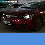 Замена линз на Би-ксеноновые Hella 3 | Honda Civic 2008 год