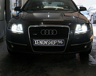 Замена линз на Би-ксеноновые Hella 3 | Audi A6 2007 год