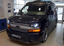 Установка Би-диодных линз | Chevrolet Express