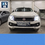 Fiat Fullback замена линз на Bi-LED