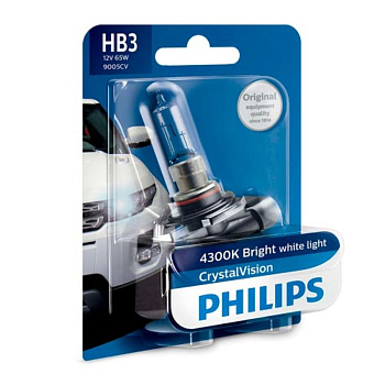 Галогенная лампа HB3 Philips Crystal Vision 9005CVB1