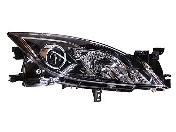 Фара Mazda 6 gh рестайлинг (2010-2014) галоген правая,  с электрокорректором