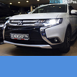 Установка/Замена на Би-ксеноновые линзы HELLA 3 оригинал/Mitsubishi Outlander 2016 год