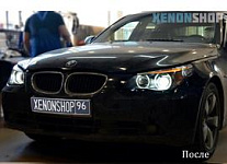 Замена на би-ксеноновые линзы HELLA 3 | BMW 5й серии F01-F04