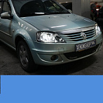 Renault Logan - Установка Би-ксеноновых линз