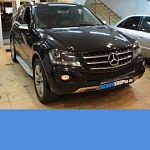 Замена линз на би-ксеноновые Mercedes ML 2009 год