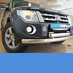 Установка светодиодных противотуманных фар Osram Mitsubishi Pajero