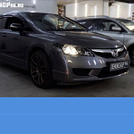Установка Би-ксеноновых линз Hella 3 | Honda Civic 2009 год