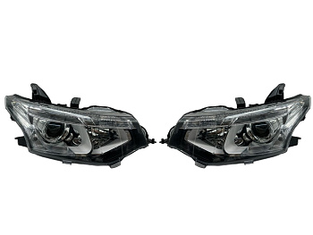 Комплект фар Mitsubishi Outlander (2014-2015) с bi-led линзами ХV6 X-LED