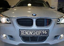 BMW E60 замена линз на хелла 3