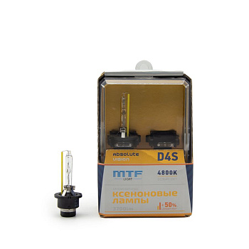Ксеноновые лампы D4S MTF Absoiute Vision AVBD4S (4800К)