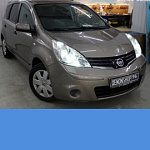 Замена на Би-ксеноновые линзы Koito Q5 H4/Nissan Note 2011 год