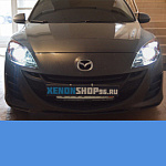 Установка би-ксеноновых линз Morimoto на Mazda 3 2010г