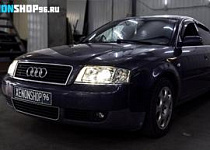 Замена линз на Би-ксеноновые Hella 3 | Audi A6 2001 год