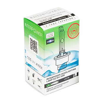 Ксеноновая лампа D2S Interpower Ultra Vision (4300К)