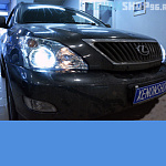 Замена линз на Hella 3R+ на Lexus RX 2007 г.