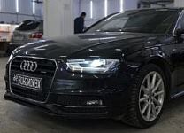 Audi A4 | Замена линз на Би-диодные линзы DIXEL