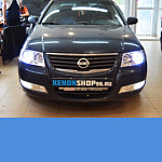 Установка би-ксеноновых линз Koito Q5 и ангельские глазки | Nissan almera