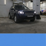 Land Rover Freelander II 2007 г./Замена линз на Би-ксеноновые HELLA 3/Замена стекол фар на новые/