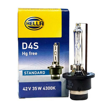 Ксеноновая лампа D4S Hella Standard (4300К)
