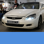 Установка Би-диодных линз Dixel mini Bi-Led | Honda Inspire