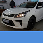Би-галогенные линзы Hella 3 H7/Kia Rio 2017 год