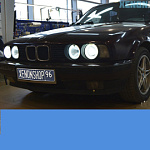 Замена линз на Би-ксеноновые Morimoto H1 BMW E34