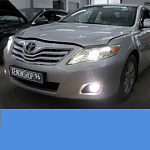 Замена линз на Би-диодные Luma BI-LED I5+ / Toyota Camry XV40 2009г