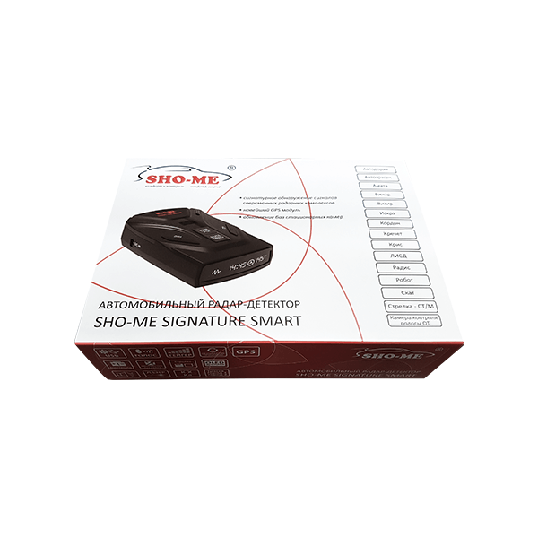 Радар-детектор SHO-ME Signature Smart
